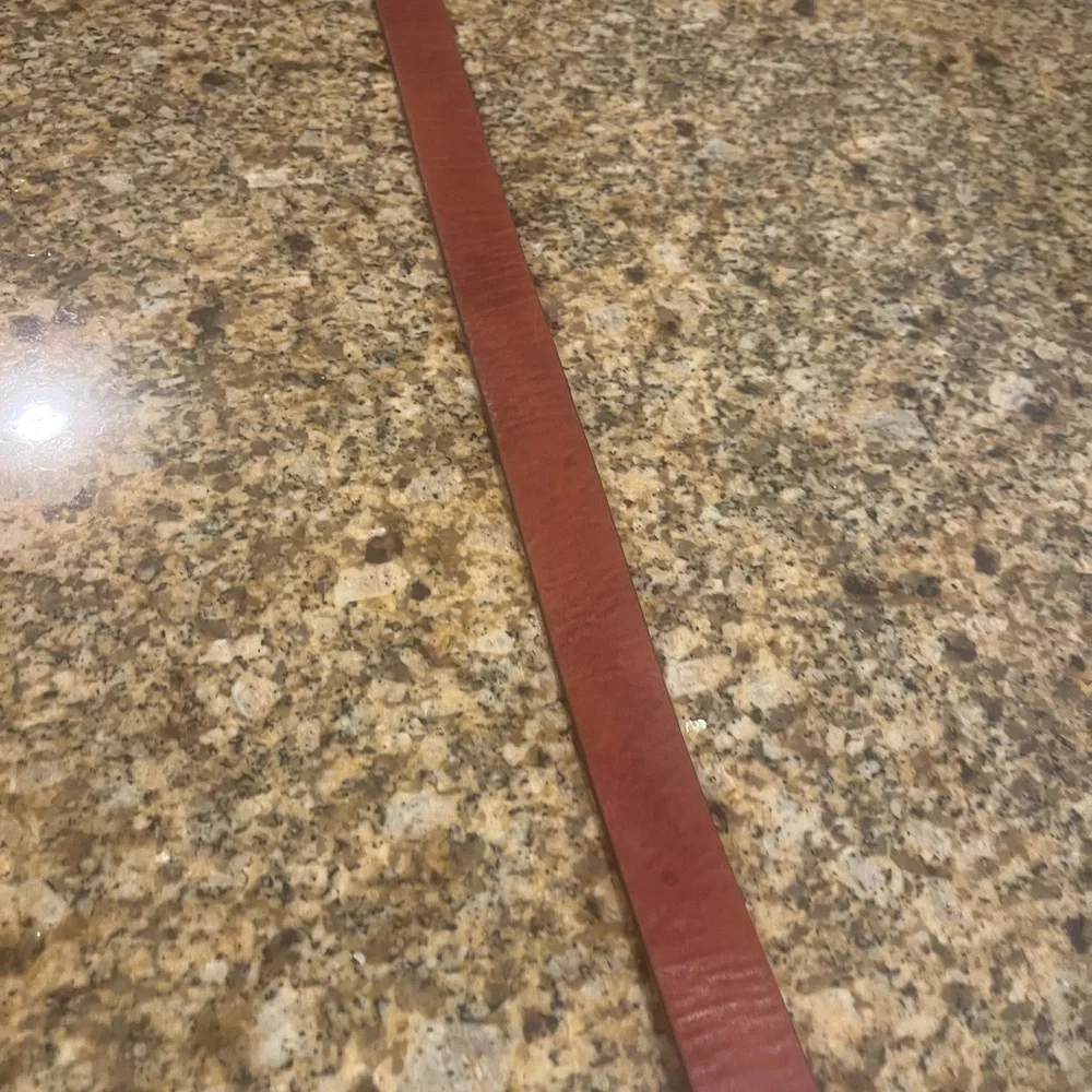 Gap Vintage Brown Leather Belt Adjustable Sliding Buckle L